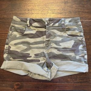 Denim Camo shorts